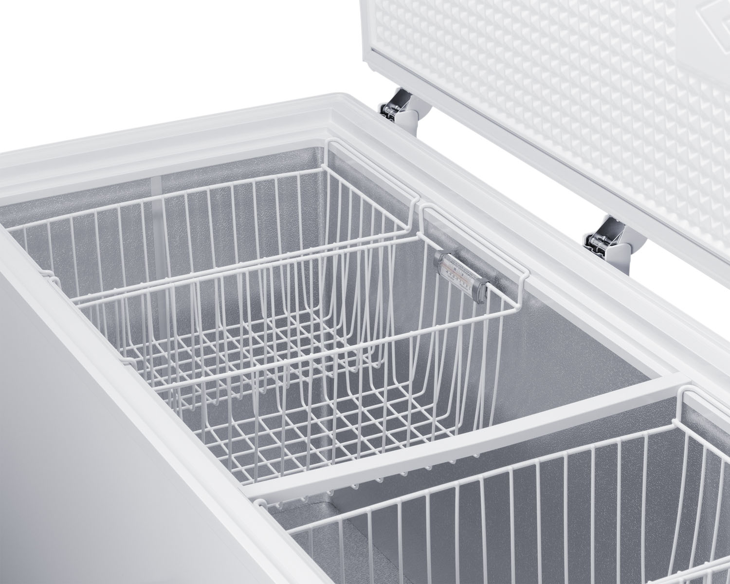 -35 C laboratory 19.8 cu.ft. chest freezer with stainless steel corner guards, NIST calibrated thermometer with alarm, and lock
